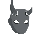Uneven Horn Mask