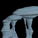 Large Rocky Garden Pillars